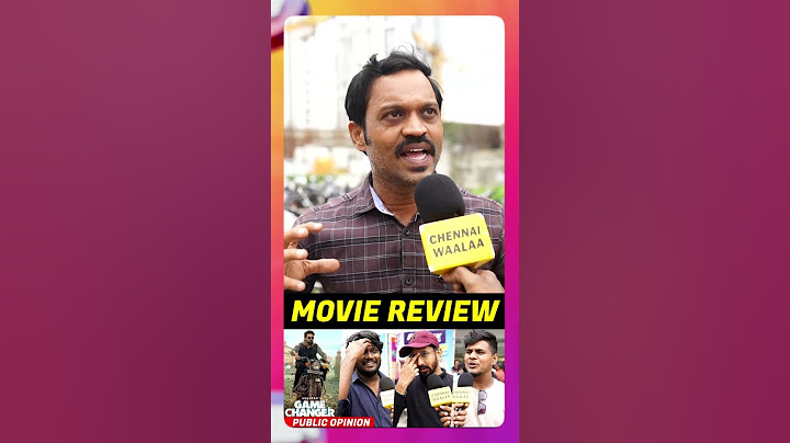 Game Changer Tamil Public Review