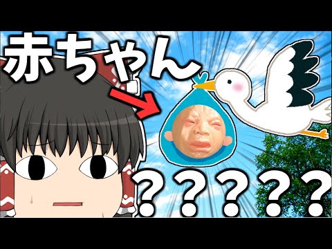 【茶番】霊夢と魔理沙に赤ちゃんが産まれたってほんと？？？【ゆっくり/実写茶番】