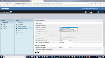 How to add Composing HTML Messages to Webmail Client Roundcube