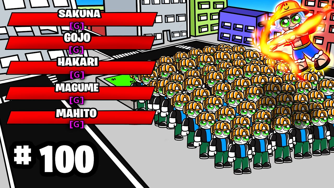 EVERY ULTIMATE MODE vs 100 PLAYERS in Roblox Jujitsu Shenanigans