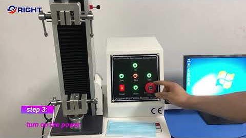 Mask Earloop Tensile Tester