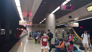 271次普悠瑪自強號板橋進站+出站(超越1181次區間車)