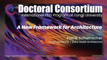 Doctoral Consortium: A New Framework for Architecture