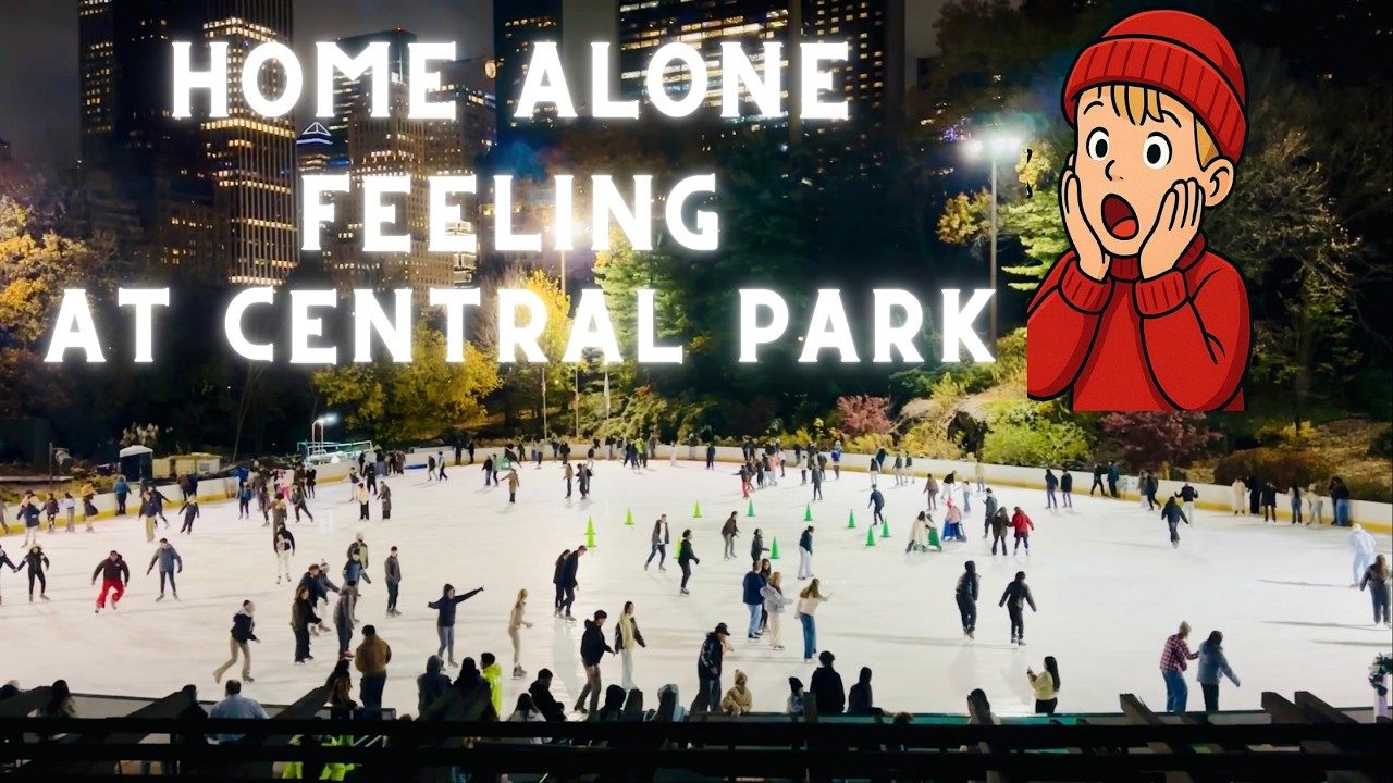 2025🎄 Home Alone Memories at Central Park |NYC Ice Skating Walk & Christmas Vibes |New York No Navro