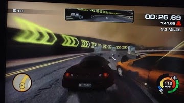 Need for Speed: The Run (Wii) - Challenges - Intermediate - Death Valley 2 (Speed Run)