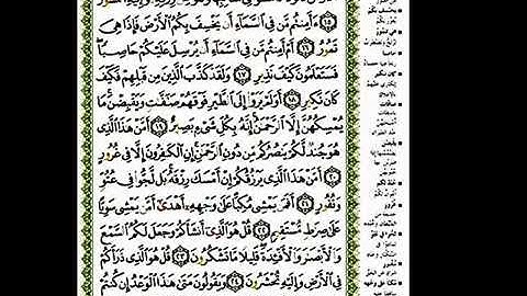 سورة الملك القارئ علي احمد المهري