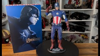 UNBOXING HOT TOYS CAPTAIN AMERICA FROM 2012s AVENGERS MARVEL 1/6th SCALE COLLECTIBLE FIGURE
