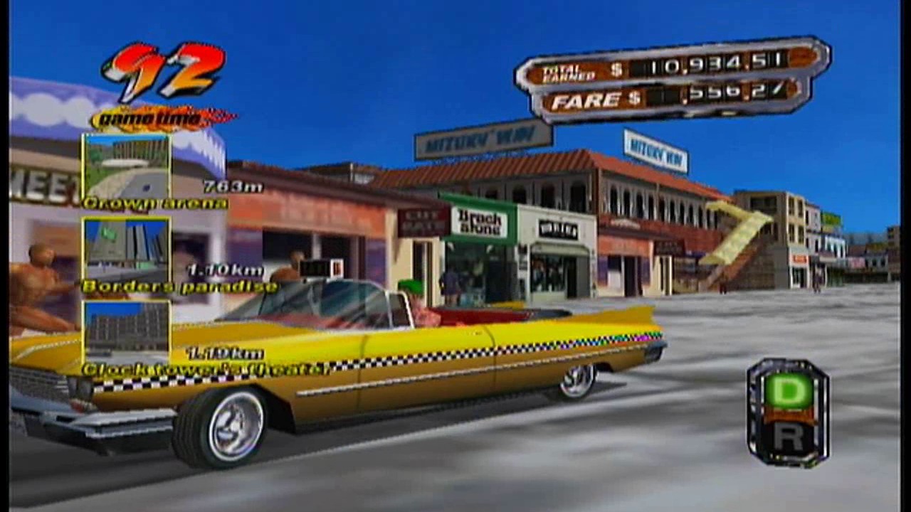 Crazy Taxi 3 High Holler [ARCADE MODE/WEST COAST] (XBOX CLASSIC) #111 LongPlay SD