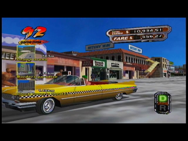 Crazy Taxi 3 High Holler [ARCADE MODE/WEST COAST] (XBOX CLASSIC) #111 LongPlay SD