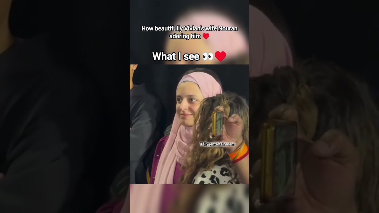 How beautifully Vivian Dsena wife Nouran adoring him 