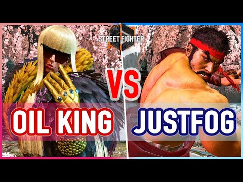 SF6 🔥 Oil King (Manon) vs Justfog (Ryu) 🔥 Street Fighter 6