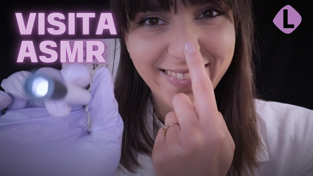 ASMR Visita Oculistica Rilassante 💜 | Roleplay Sussurrato per Addormentarti Subito