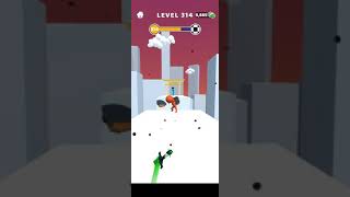 Sword play Level 314 - Ninja Slice Runne‪r‬ Gameplay Solution Walkthrough #Shorts screenshot 3