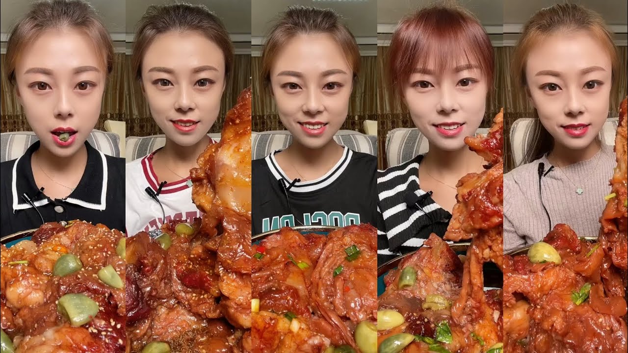 CHINESE MUKBANG SPICY FOOD (BEEF FOOT BONES)@Xiaoying4721 Mukbang EATING SHOW