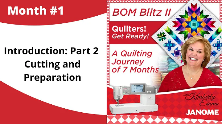 Introduction: Part 2 Cutting and Preparation BOM Blitz II with Kimberly Einmo