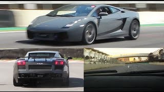 Lamborghini Gallardo Superleggera: loudest downshifts on a street legal car? Onboard Lamborghini Gallardo Superleggera On Circuit Assen Epic Ride