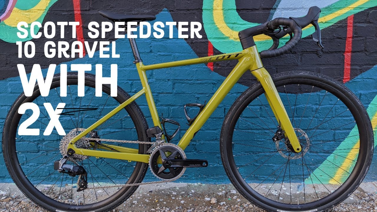 So rad! The Scott Speedster Gravel 10 - with a 2X set-up - YouTube