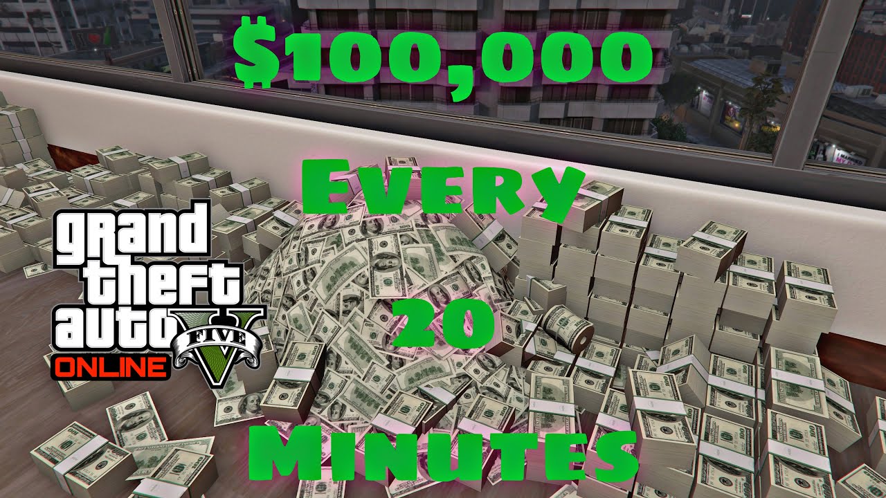 GTA 5 Online How To Make $100,000 Every 20 Minutes 
