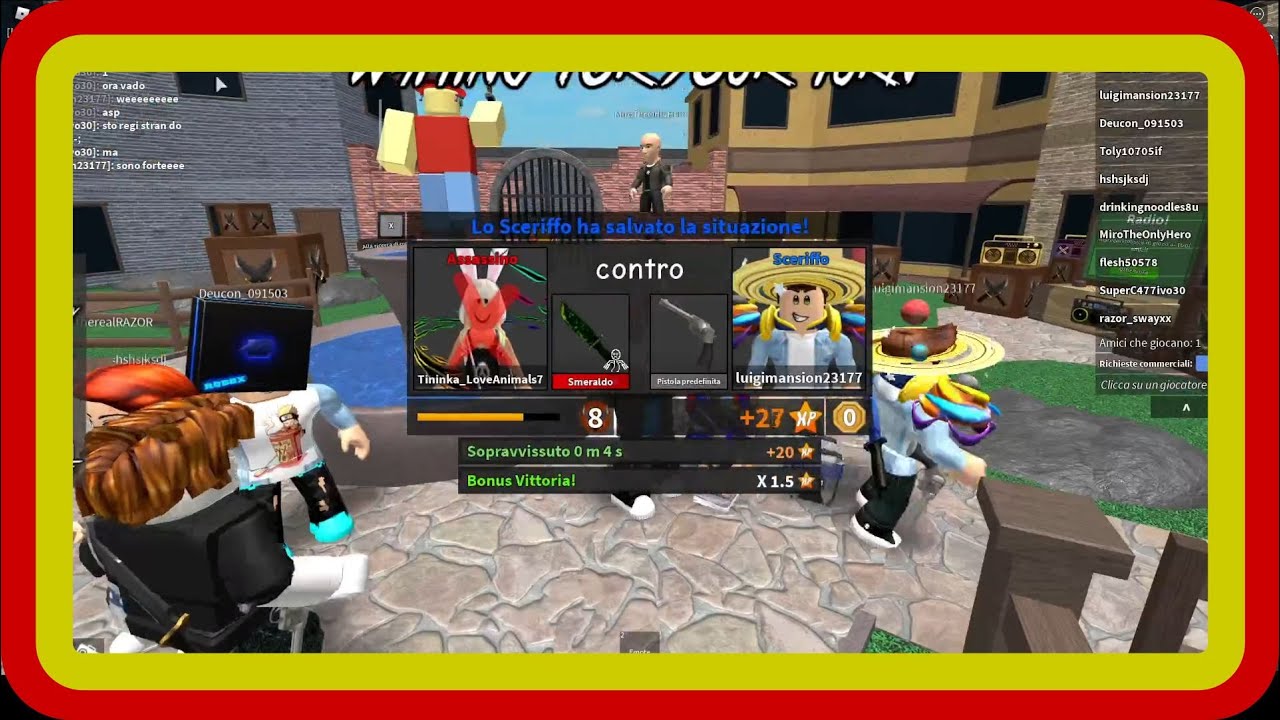 Gioco a MM2 con un mio amico di Roblox - YouTube