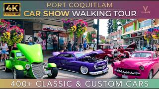 Inside the Port Coquitlam Car Show 2026 | 400+ Classic, Exotic & Custom Cars | 4K 60fps Walking Tour