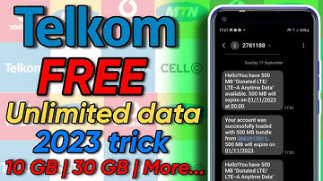 Telkom FREE unlimited data trick 50 GB | 100 GB #telkom