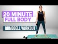 20 minute full body dumbbell workout  beginner