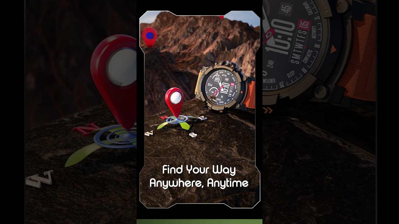 Introducing the Fire-Boltt Expedition Smartwatch with GPS - Your Ultimate Adventure Companion 🌍🌟