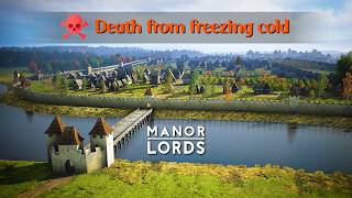 I Built A HUGE WALLED CITY In Manor Lords, Then Everyone Died