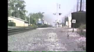 Conrail piggyback stryker ohio Recorded with a JCPenny camcorder 1990.avi