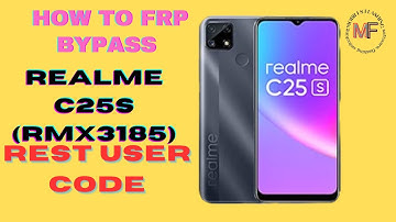 Realme C25s RMX3195 Hard Reset || How To Reset Realme c25s Factory Reset FRP Bypass without PC