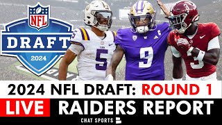 Raiders NFL Draft 2024 Live Round 1