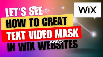 How To Create Typography Video Mask in WIX