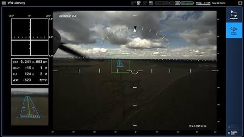 Visual Landing System flight test, 2021-07-02, 5x speed