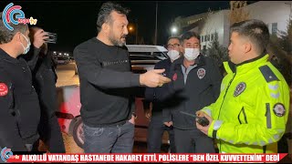 Alkollü Vatandaş Hastanede Hakaret Etti̇, Poli̇slere Ben Özel Kuvvetteni̇m Dedi̇