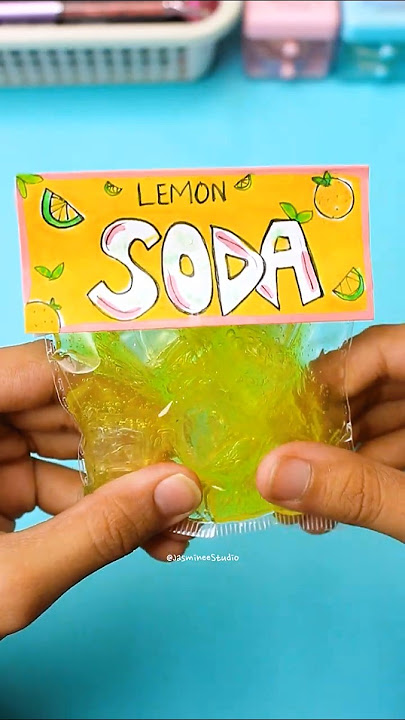 DIY Nano Tape Squishy * LEMON satisfying squishy *π #shorts #youtubeshorts #diy #squishy #nanotape