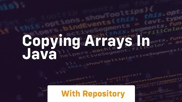 copying arrays in java