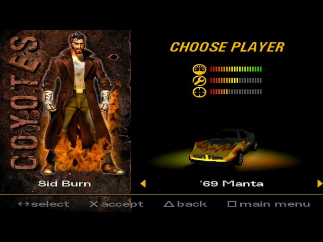 Vigilante 8 All Characters [PS1] - YouTube