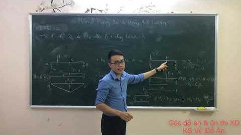 Học Cơ Kết Cấu 1 (vẽ đường ảnh hưởng) cùng thầy Vũ Đồ Án - part 9