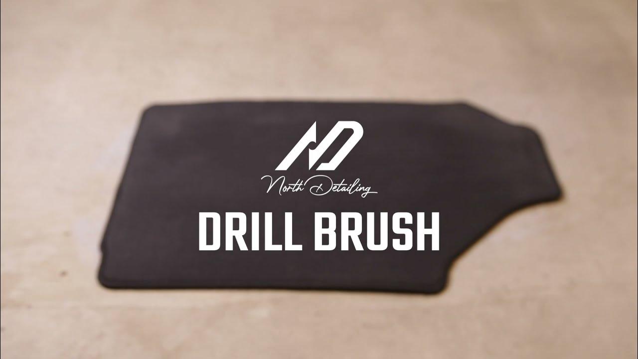 Rengjøring av tekstil med North Detailing Drill Brush YouTube