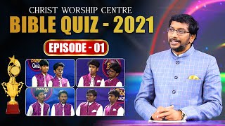 Christ Worship Centre || Bible Quiz 2021 || Episode - 01 | Dr John Wesly | Wesly Boys screenshot 1