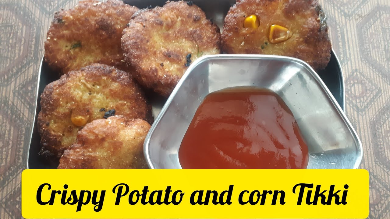 Potato corn Tikki | બટાકા અને મકાઈના વડા #potatotikki #alootikki #crispytikki #corntikki #trending 