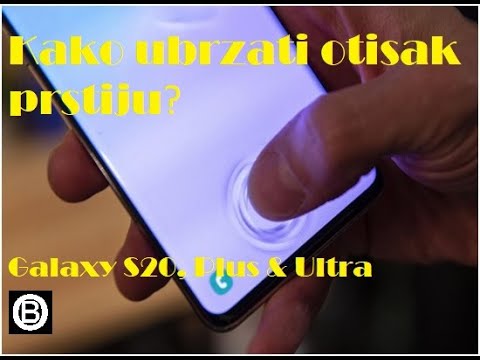 KAKO UBRZATI OTISAK PRSTIJU?  - Samsung Galaxy S20, S20 Plus, S20 Ultra, Note 10, S10