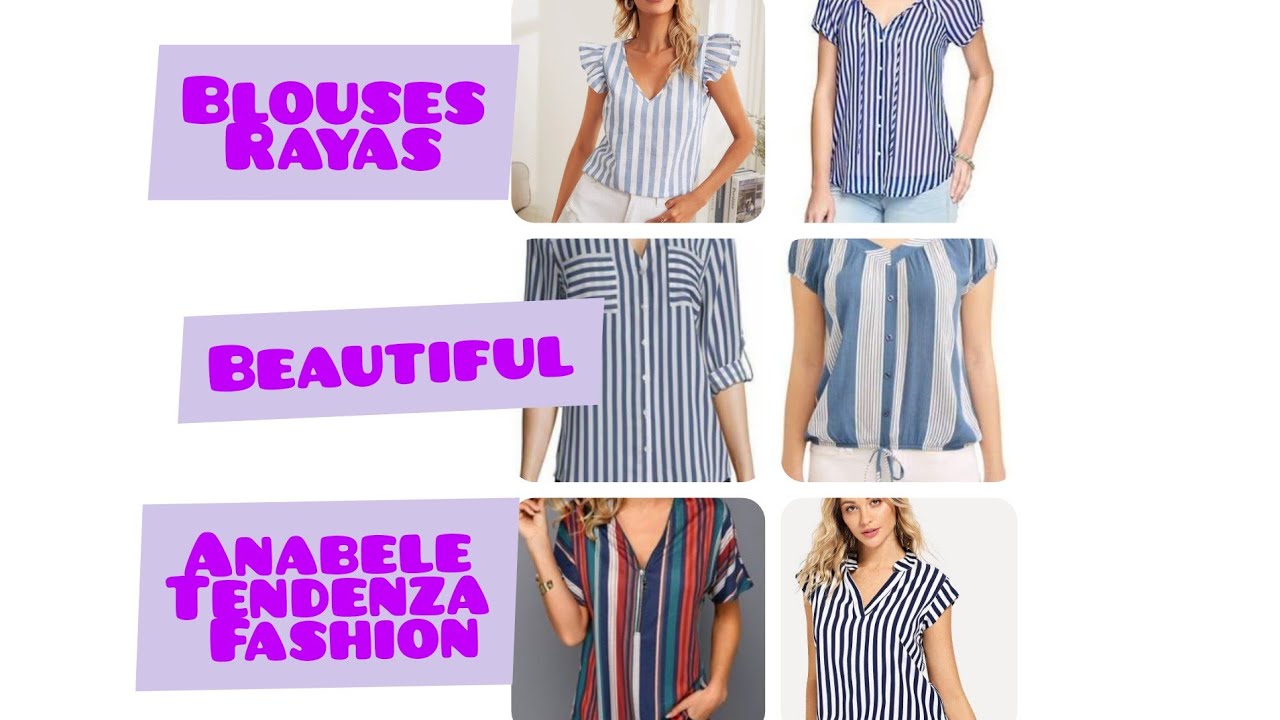 blusas rayas sencillas 👚👚
