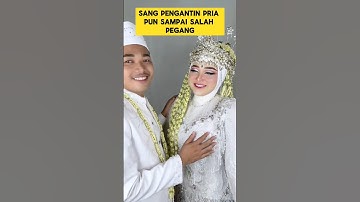 momen lucu ketika pengantin pria sudah tidak tahan lagi  ‼️‼️ #ngakak #lucu #pengantinviral #kocak