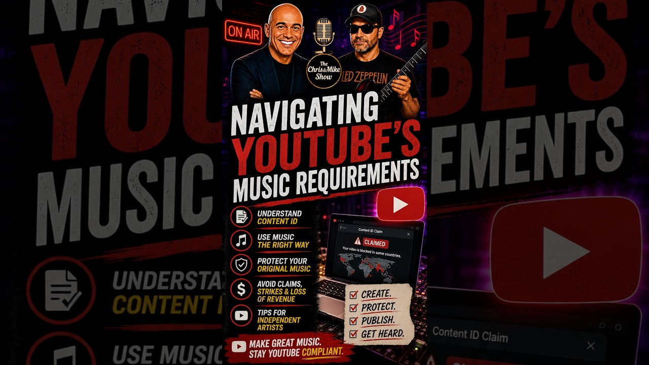 Navigating YouTube’s Music Requirements #Youtube #Reels #Shorts #Music #ChrisandMikeShow #Fun