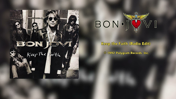 Keep the Faith Radio Edit version - Radio Edit performance video thumbnail