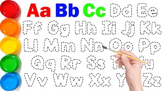 Alphabet & Numbers Drawing, Painting and Coloring for Children Step by Step // KS ART