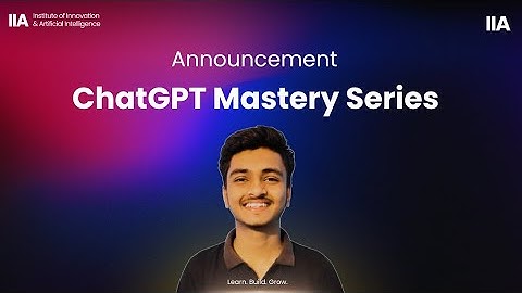 Introducing ChatGPT Mastery Series 🔥 | Learn AI The Right Way