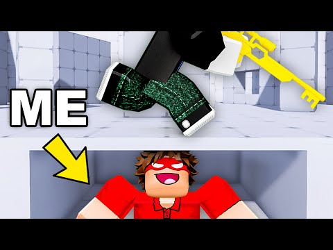 Hiding Under The Map To Cheat In Rivals Hide & Seek!
