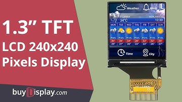 1.3 inch TFT LCD Display IPS Panel Screen 240x240 for Smart Watch